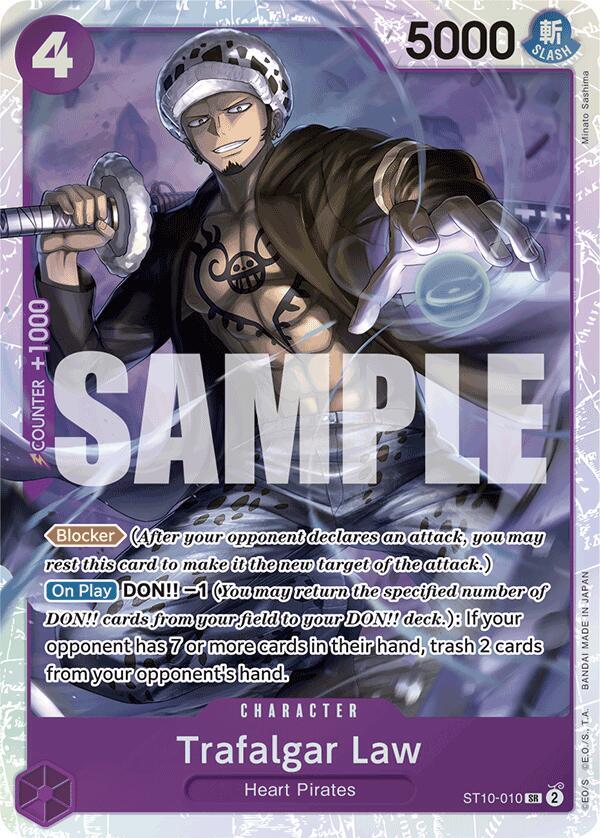 Trafalgar Law (ST10-010) (Reprint) (PRB-01 ST10-010) - One Piece Card Game