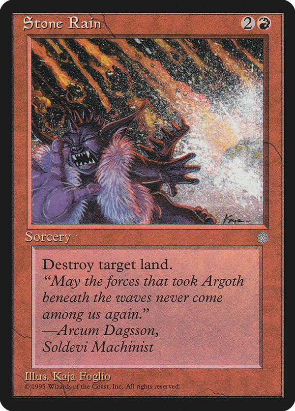 Stone Rain - Magic: The Gathering