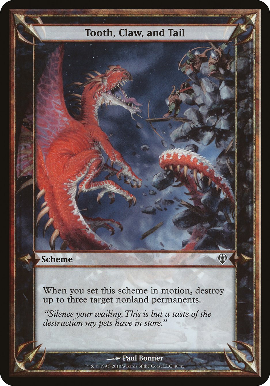 Tooth, Claw, and Tail (Archenemy)