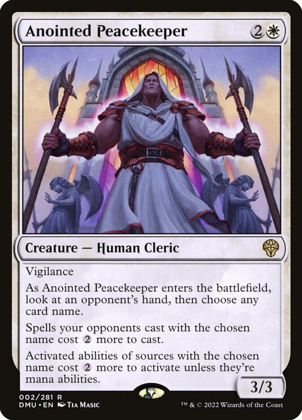 Anointed Peacekeeper - Magic: The Gathering