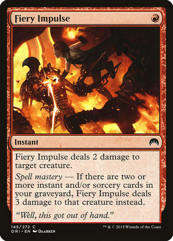 Fiery Impulse - Magic: The Gathering