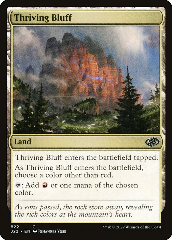 Thriving Bluff - Magic: The Gathering