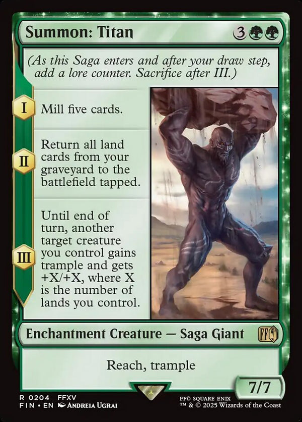 Summon: Titan - Magic: The Gathering