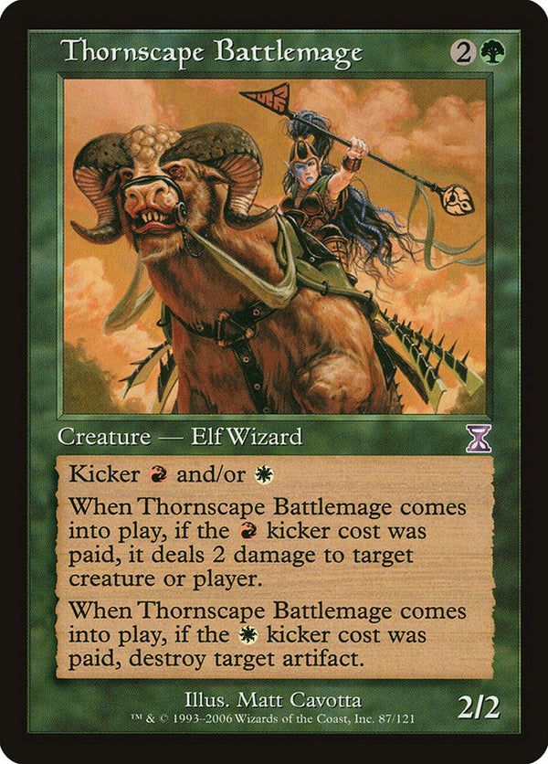 Thornscape Battlemage - Magic: The Gathering