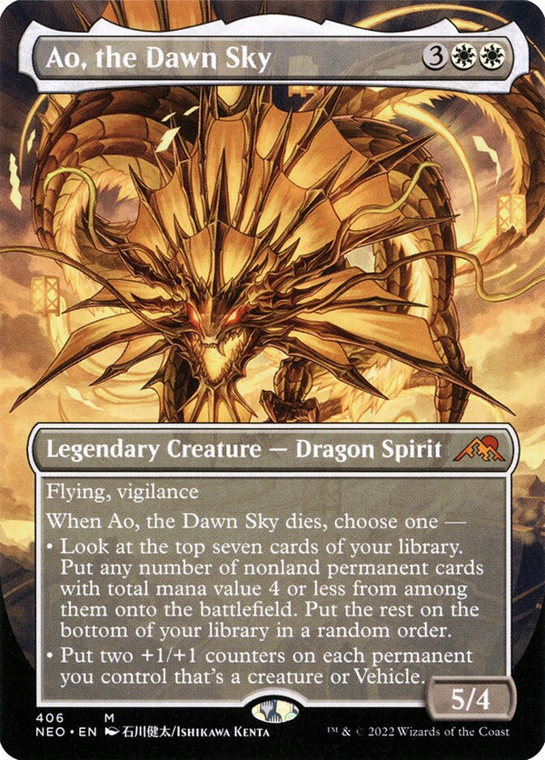 Ao, the Dawn Sky (Borderless) - Magic: The Gathering