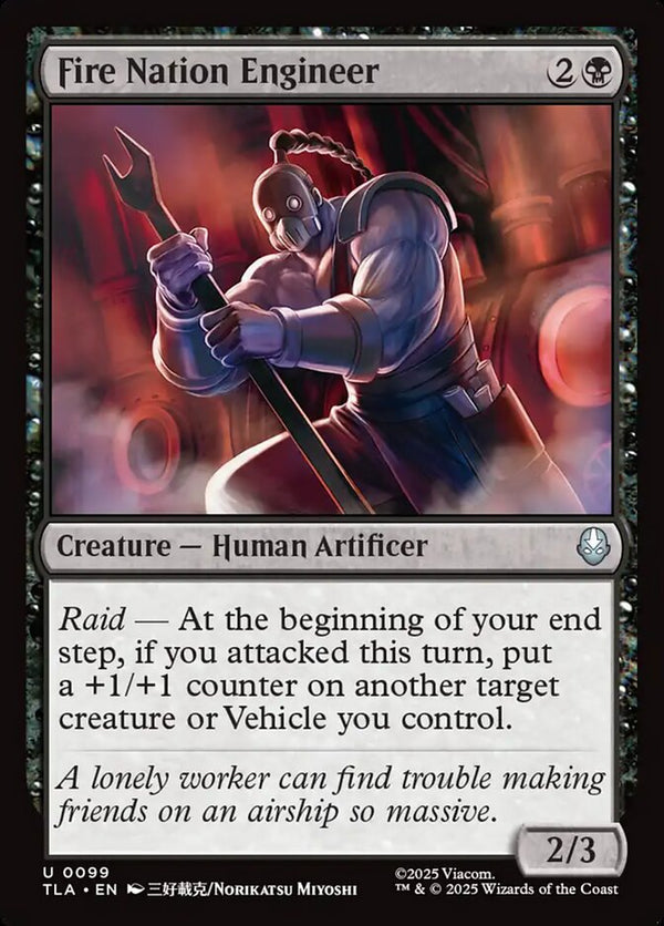 Fire Nation Engineer - Magic: The Gathering