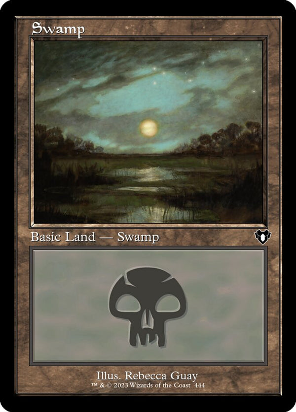 Swamp (444) (Retro Frame) - Magic: The Gathering
