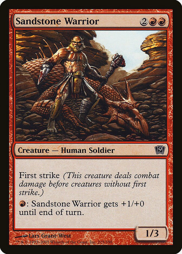 Sandstone Warrior - Magic: The Gathering