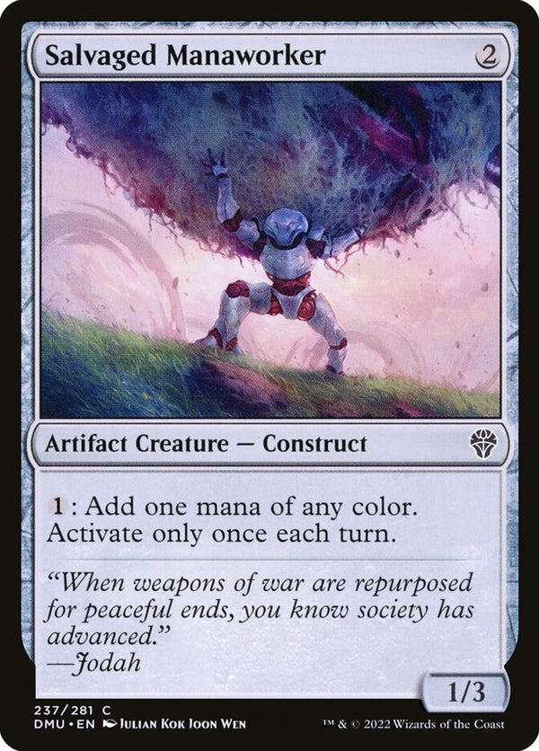 Salvaged Manaworker - Magic: The Gathering