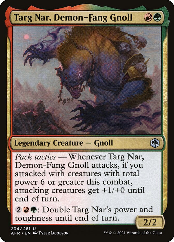 Targ Nar, Demon-Fang Gnoll - Magic: The Gathering