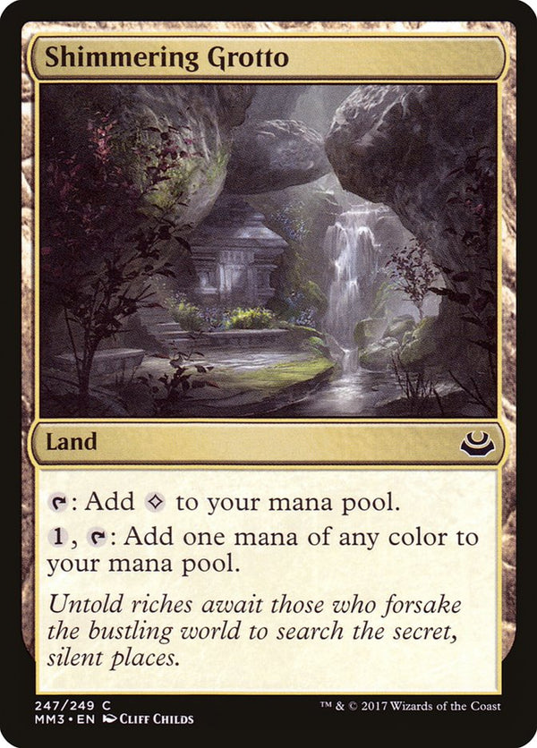 Shimmering Grotto - Magic: The Gathering