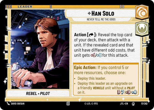 Han Solo - Never Tell Me the Odds - Star Wars Unlimited
