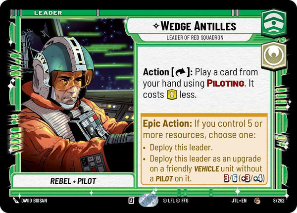 Wedge Antilles - Leader of Red Squadron - Star Wars Unlimited