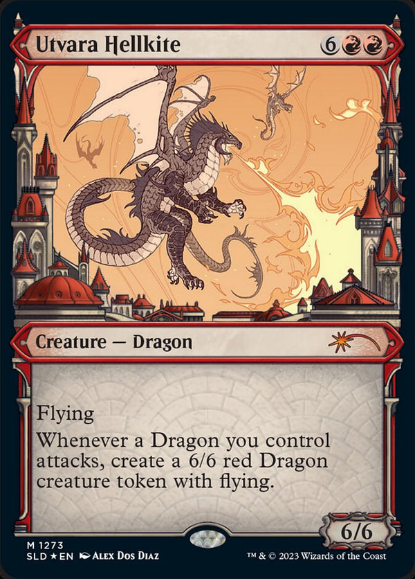 Utvara Hellkite (Halo Foil) - Magic: The Gathering