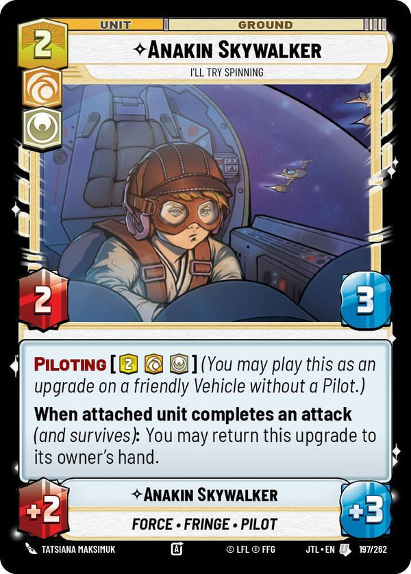 Anakin Skywalker - I'll Try Spinning - Star Wars Unlimited