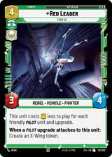 Red Leader - Form Up - Star Wars Unlimited