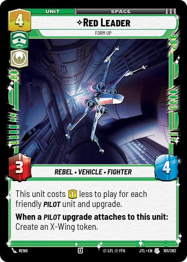 Red Leader - Form Up - Star Wars Unlimited