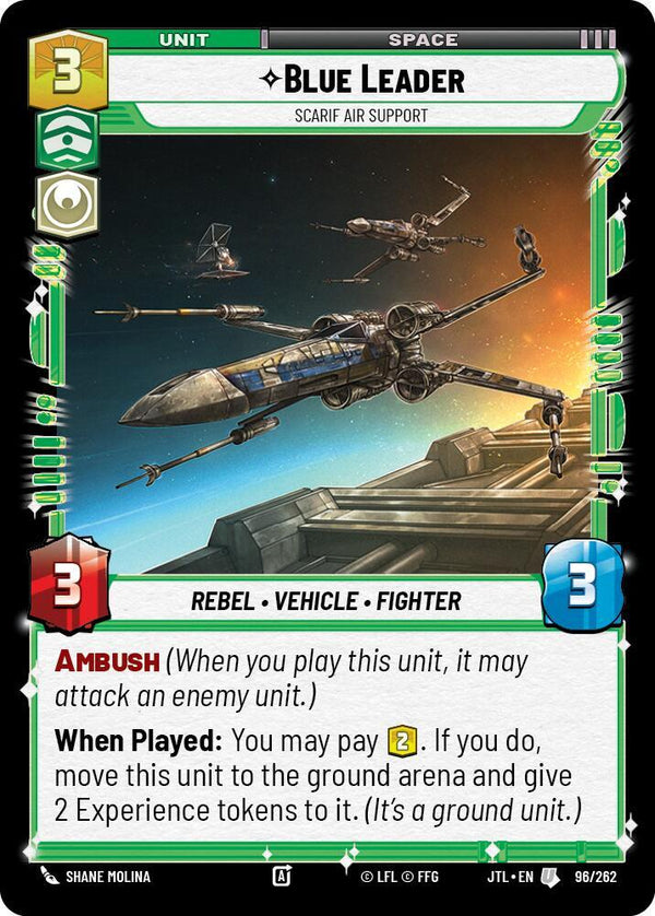 Blue Leader - Scarif Air Support - Star Wars Unlimited