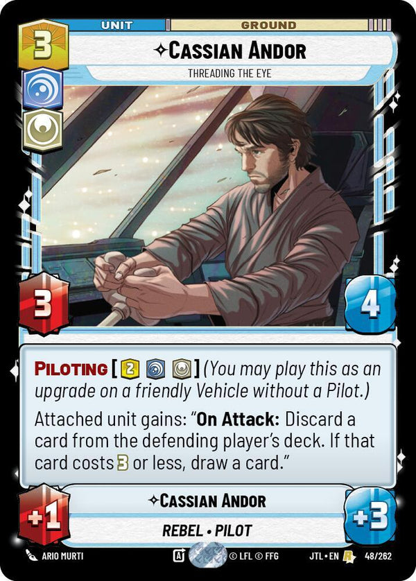 Cassian Andor - Threading the Eye (JTL 048/262) - Star Wars Unlimited