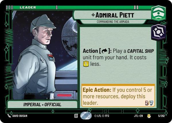 Admiral Piett - Commanding the Armada - Star Wars Unlimited