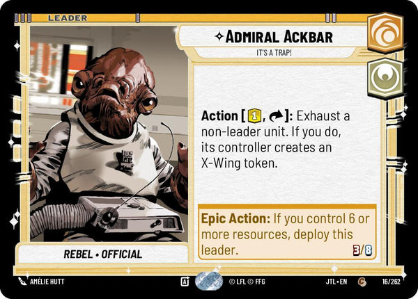 Admiral Ackbar - It's A Trap! - Star Wars Unlimited