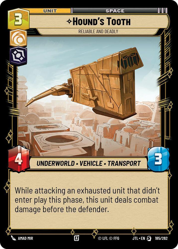 Hound's Tooth - Reliable and Deadly - Star Wars Unlimited