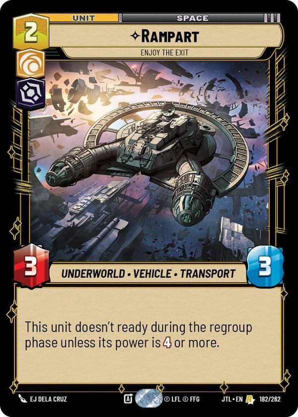 Rampart - Enjoy the Exit (JTL 182/262) - Star Wars Unlimited