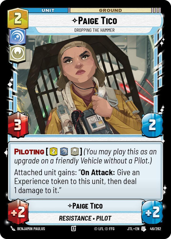Paige Tico - Dropping the Hammer - Star Wars Unlimited