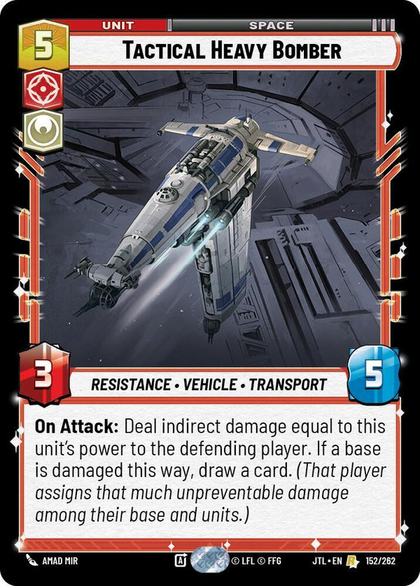 Tactical Heavy Bomber (JTL 152/262) - Star Wars Unlimited
