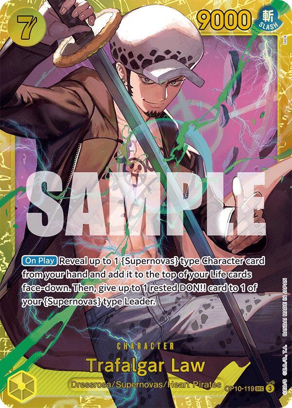 Trafalgar Law (119) (OP10-119) - One Piece Card Game