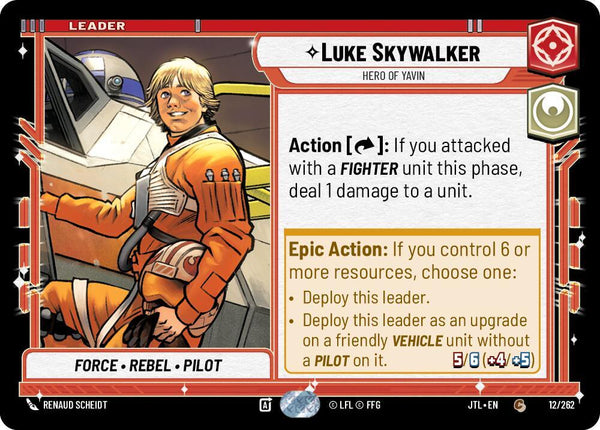 Luke Skywalker - Hero of Yavin - Star Wars Unlimited