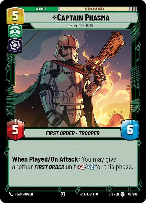 Captain Phasma - On My Command - Star Wars Unlimited