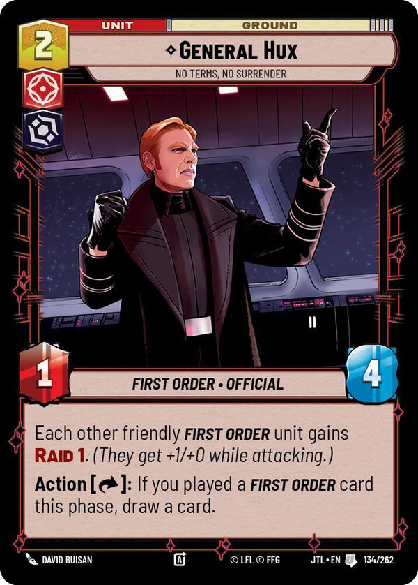 General Hux - No Terms, No Surrender - Star Wars Unlimited