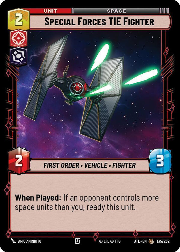 Special Forces TIE Fighter - Star Wars Unlimited