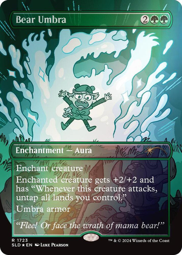 Bear Umbra (Rainbow Foil) - Magic: The Gathering