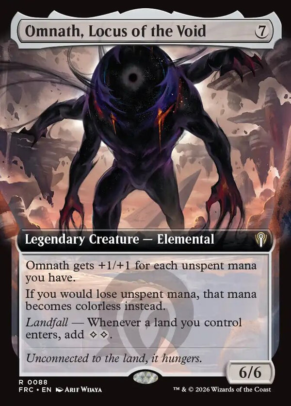 Omnath, Locus of the Void (Extended Art) (FRC 88) - Magic: The Gathering