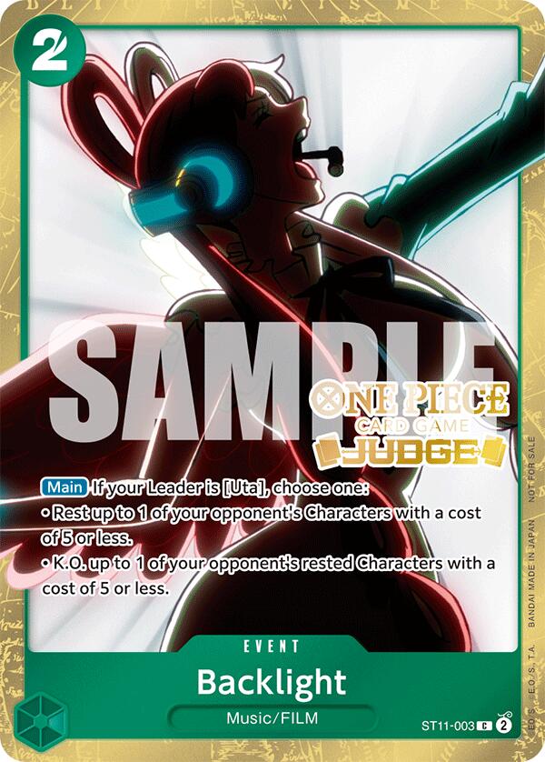Backlight (Judge Pack Vol. 5) [One Piece Promotion Cards] - Bandai