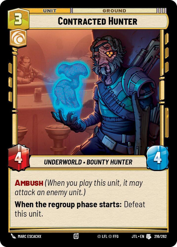 Contracted Hunter - Star Wars Unlimited