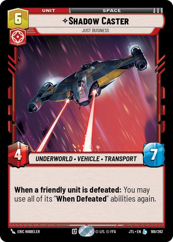 Shadow Caster - Just Business - Star Wars Unlimited