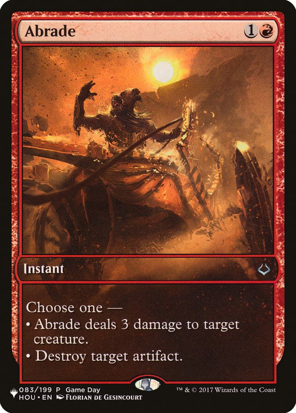 Abrade (HOU) - Magic: The Gathering