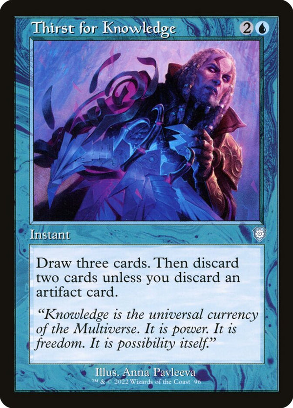 Thirst for Knowledge (Retro Frame) - Magic: The Gathering