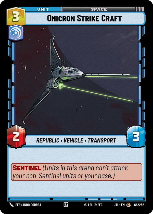 Omicron Strike Craft - Star Wars Unlimited