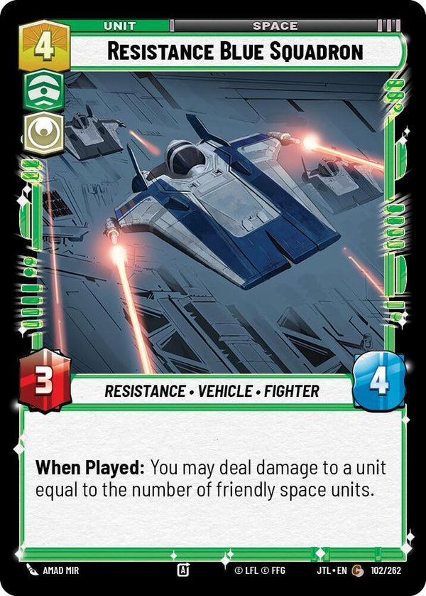 Resistance Blue Squadron - Star Wars Unlimited
