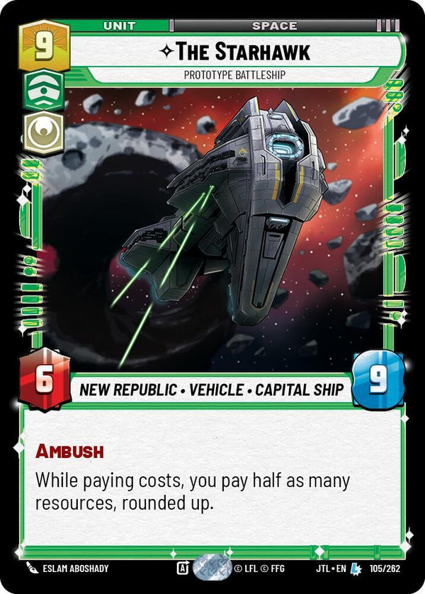 The Starhawk - Prototype Battleship - Star Wars Unlimited