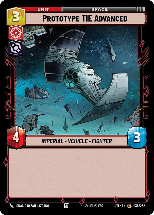 Prototype TIE Advanced - Star Wars Unlimited