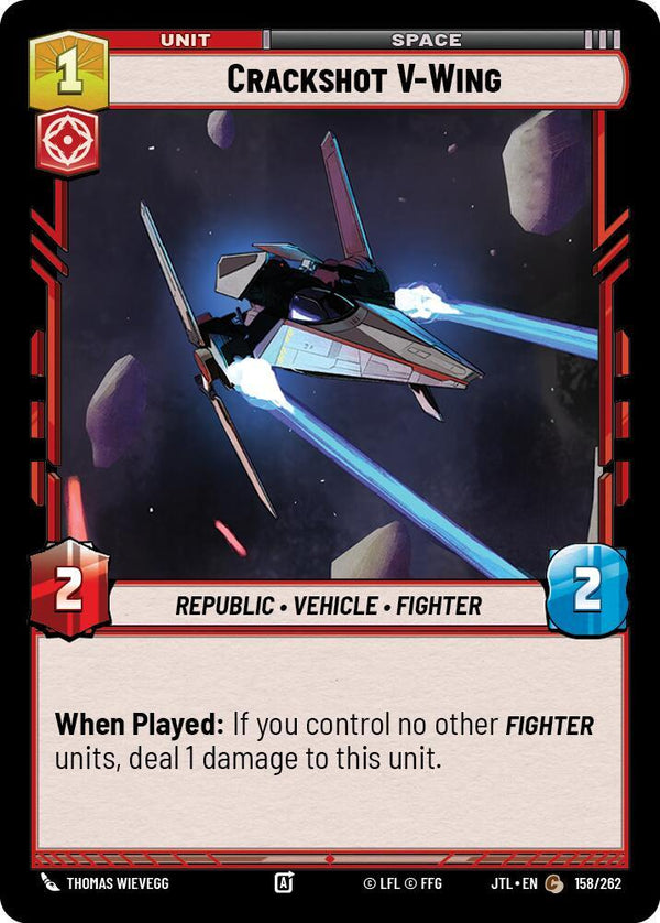 Crackshot V-Wing - Star Wars Unlimited