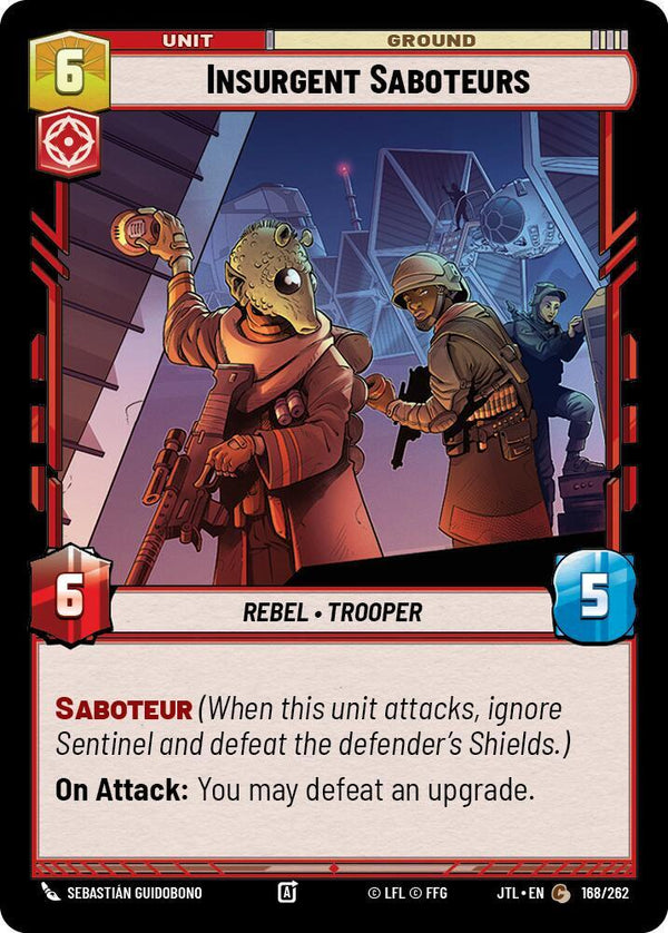 Insurgent Saboteurs - Star Wars Unlimited