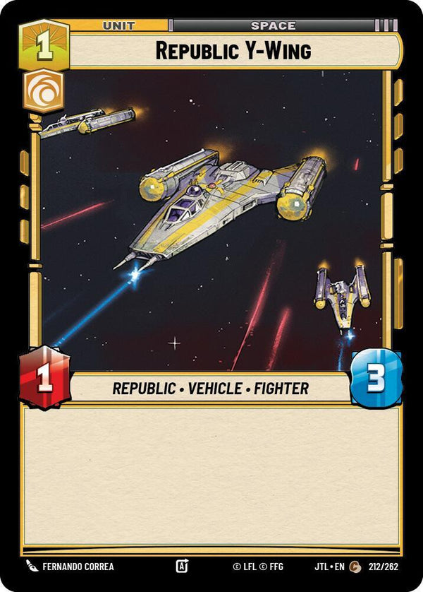Republic Y-Wing - Star Wars Unlimited