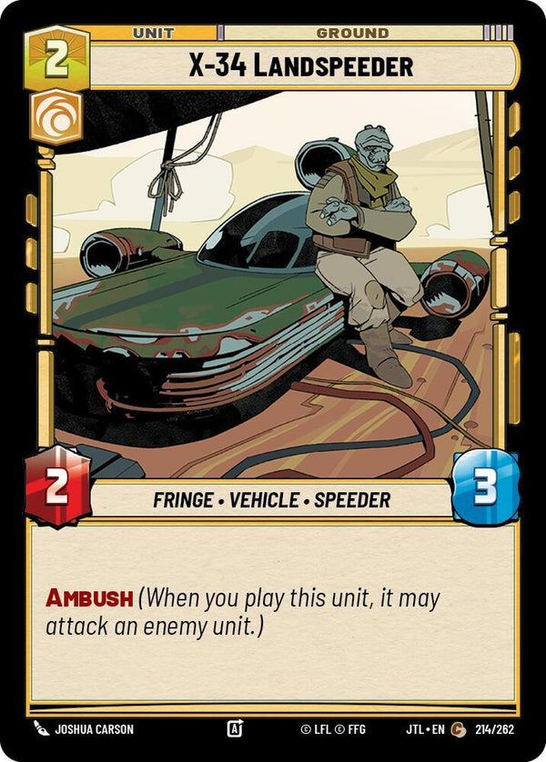 X-34 Landspeeder - Star Wars Unlimited