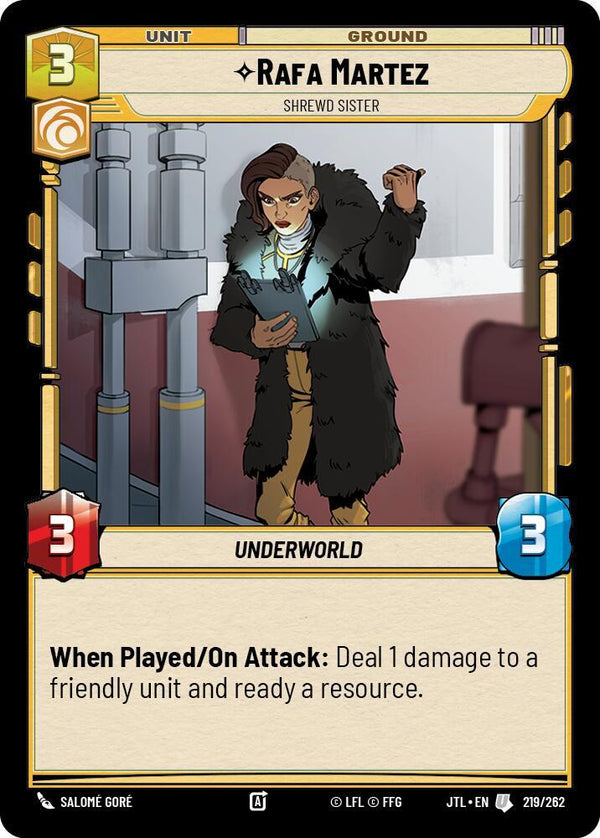 Rafa Martez - Shrewd Sister - Star Wars Unlimited
